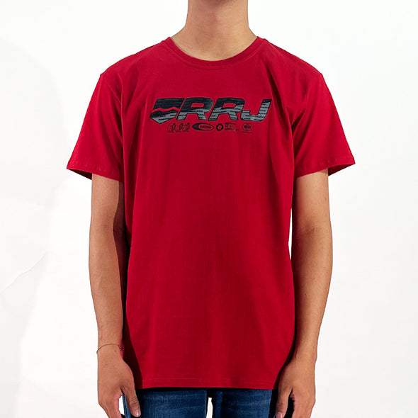 RRJ Men's Basic Tees Semibody Fitting 113059 (Red)