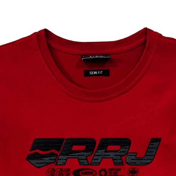 RRJ Men's Basic Tees Semibody Fitting 113059 (Red)