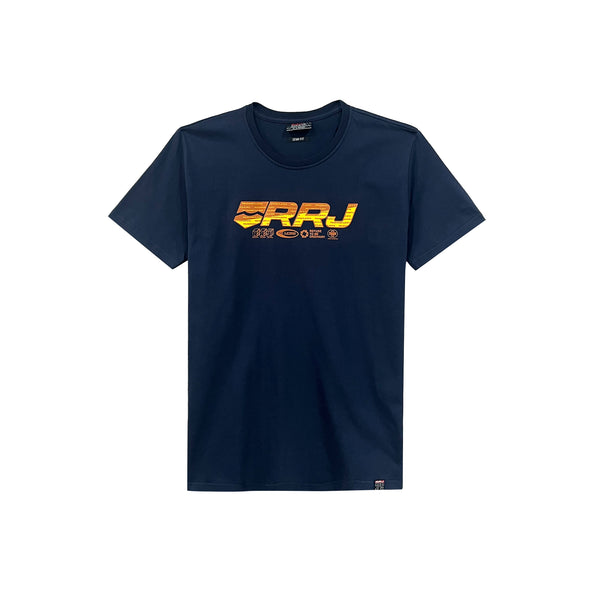 RRJ Men's Basic Tees Semibody Fitting 113059 (Navy)
