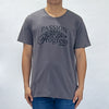 RRJ Men's Basic Tees Semibody Fitting 174358-U (Light Gray)