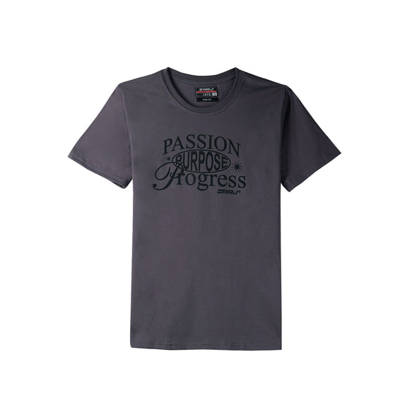 RRJ Men's Basic Tees Semibody Fitting 174358-U (Light Gray)