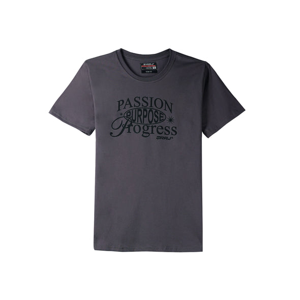 RRJ Men's Basic Tees Semibody Fitting 174358-U (Light Gray)