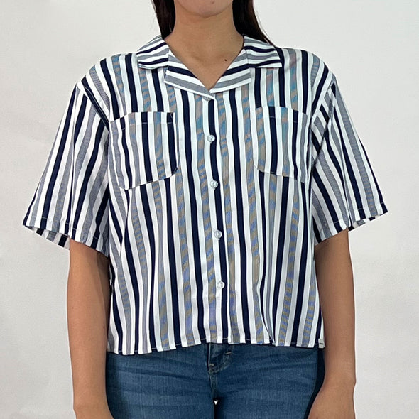 RRJ Ladies Basic Woven Shirt Boxy Fitting 145066 (White)