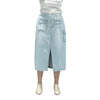 RRJ Ladies Basic Denim Skirt Mid-Rise 170936 (Light Shade)