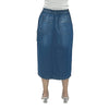 RRJ Ladies Basic Denim Skirt Mid-Rise 170936 (Medium Shade)