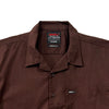 RRJ Men's Basic Woven Shirt Comfort Fitting Linen Fabric 169699 (Choco Brown)