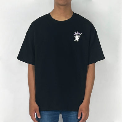 RRJ Men's Basic Tees Oversized Fitting 178934 (Black)