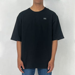 RRJ Men's Basic Tees Boxy Fitting 99845 (Black)