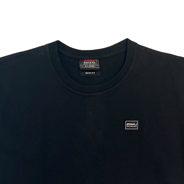 RRJ Men's Basic Tees Boxy Fitting 99845 (Black)