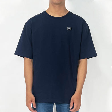 RRJ Men's Basic Tees Boxy Fitting 99845 (Navy)