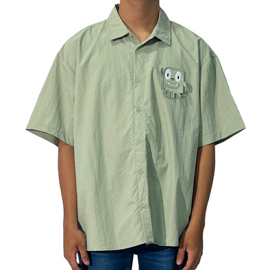 RRJ Men's Basic Woven Shirt Oversized Fitting 177430 (Sage)