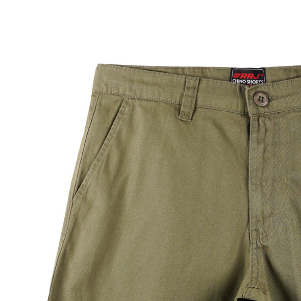 RRJ Men's Basic Non-Denim Tapered Short Mid-Rise 175627 (Fatigue)