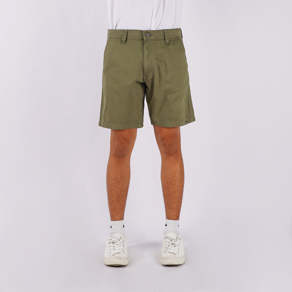 RRJ Men's Basic Non-Denim Tapered Short Mid-Rise 175627 (Fatigue)
