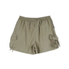 RRJ Ladies Basic Non-Denim Cargo Shorts 180580 (Beige)