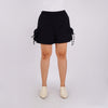 RRJ Ladies Basic Non-Denim Cargo Shorts 180580 (Black)