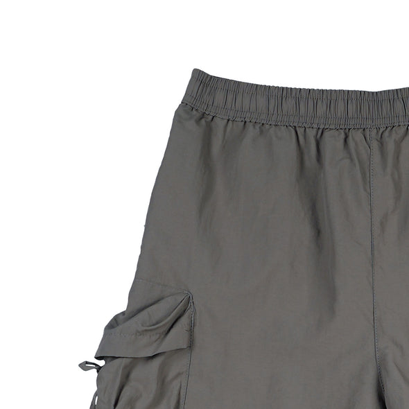 RRJ Ladies Basic Non-Denim Cargo Shorts 180580 (Gray)