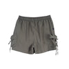 RRJ Ladies Basic Non-Denim Cargo Shorts 180580 (Gray)