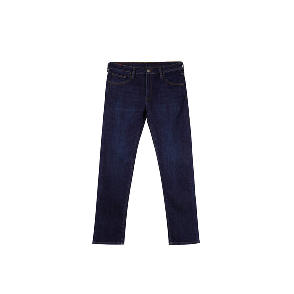 RRJ Men's Basic Denim Pants Superskinny Fitting Mid-Rise 179592 (Dark Shade)