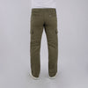RRJ Men's Basic Non-Denim Cargo Pants Mid-Rise Fitting 176838 (Olive)