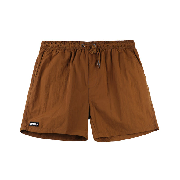 RRJ Men's Basic Non-Denim Board Short 171759 (Brown)