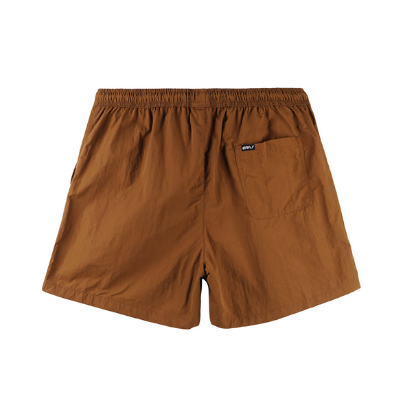 RRJ Men's Basic Non-Denim Board Short 171759 (Brown)