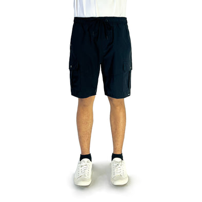 RRJ Men's Basic Non-Denim Cargo Short Mid-Rise 179818 (Black)