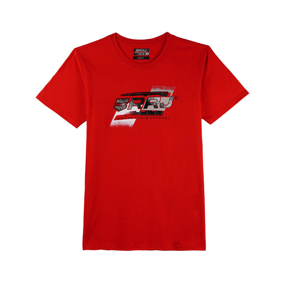 RRJ Men's Basic Tees Semibody Fitting 178094-U (Red)