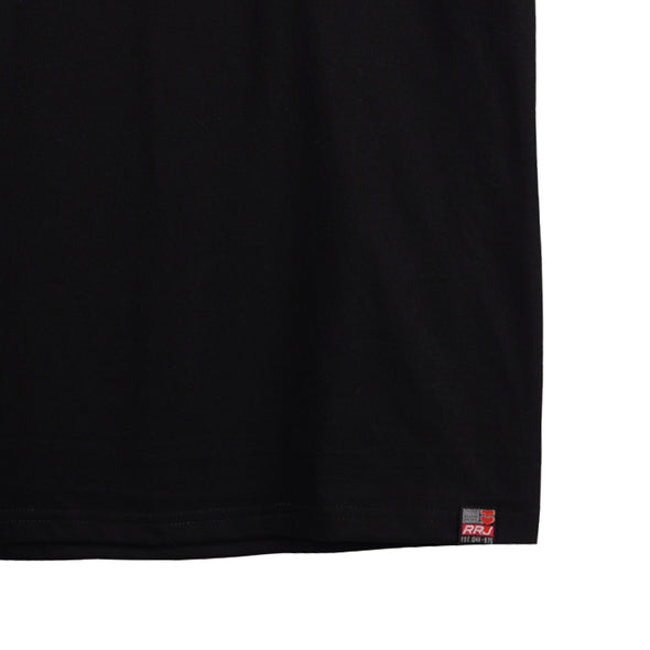 RRJ Men's Basic Tees Semibody Fitting 176174-U (Black)