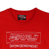 RRJ Men's Basic Tees Semibody Fitting 177473-U (Red)