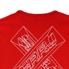 RRJ Men's Basic Tees Semibody Fitting 177473-U (Red)