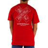 RRJ Men's Basic Tees Semibody Fitting 177473-U (Red)