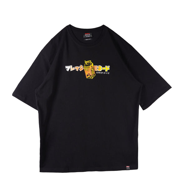 RRJ Men's Basic Tees Oversized Fitting 134499 (Black)