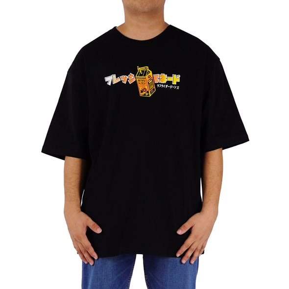 RRJ Men's Basic Tees Oversized Fitting 134499 (Black)