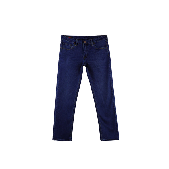 RRJ Men's Basic Denim Pants Skinny Fitting Mid-Rise 181089 (Medium Shade)