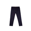 RRJ Men's Basic Non-Denim Trouser Pants Mid-Rise Fitting 182956 (Navy)