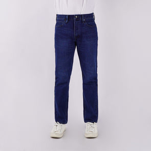 RRJ Men's Basic Denim Pants Skinny Fitting Mid-Rise 175002 (Medium Shade)