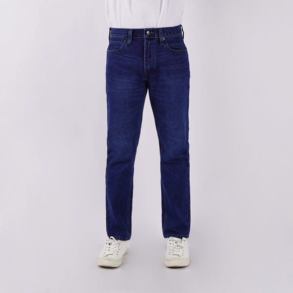 RRJ Men's Basic Denim Pants Skinny Fitting Mid-Rise 175002 (Medium Shade)