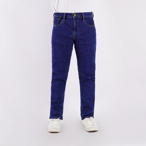 RRJ Men's Basic Denim Pants Skinny Fitting Mid-Rise 178518-U (Medium Shade)