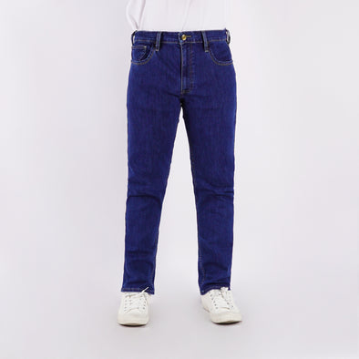 RRJ Men's Basic Denim Pants Skinny Fitting Mid-Rise 178518-U (Medium Shade)