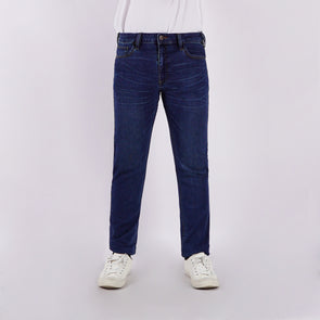 RRJ Men's Basic Denim Pants Superskinny Fitting Mid-Rise 178301-U (Medium Shade)