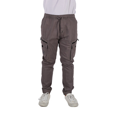 RRJ Men's Basic Non-Denim Cargo Pants Mid-Rise Fitting 177227 ( Dark Gray)