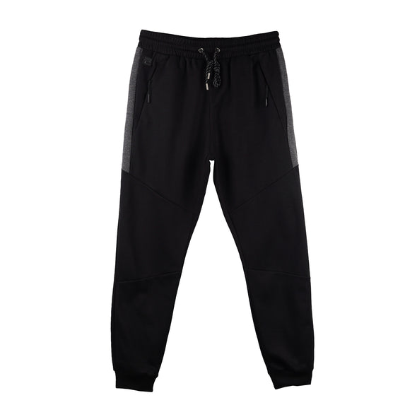 RRJ Men's Basic Non-Denim Jogger Pants  Mid-Rise 1717707 (Black)