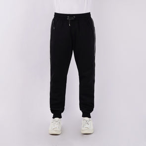 RRJ Men's Basic Non-Denim Jogger Pants  Mid-Rise 1717707 (Black)