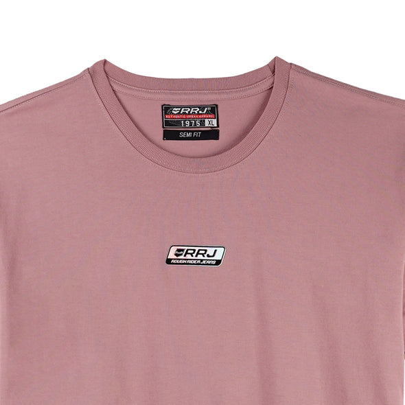 RRJ Men's Basic Tees Semibody Fitting 175150-U (Wood Rose)