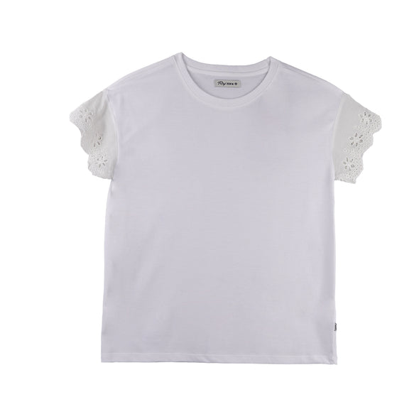 RRJ Ladies Basic Tees Regular Fitting 132703 (White)