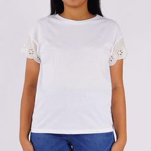 RRJ Ladies Basic Tees Regular Fitting 132703 (White)