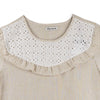 RRJ Ladies Basic Woven Shirt Boxy Fitting 171408 (Beige)