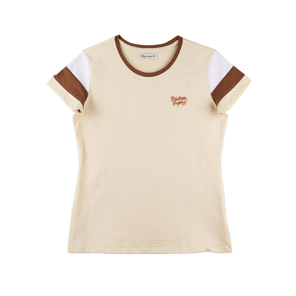 RRJ Ladies Basic Tees Regular Fitting 134683 (Beige)