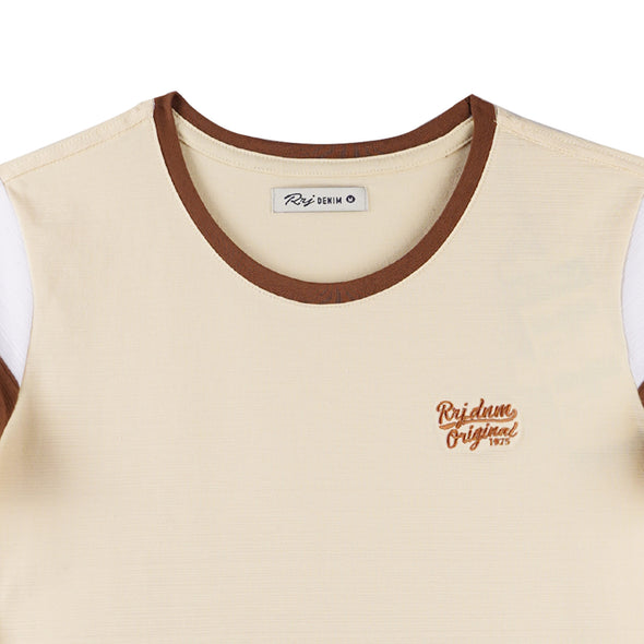 RRJ Ladies Basic Tees Regular Fitting 134683 (Beige)