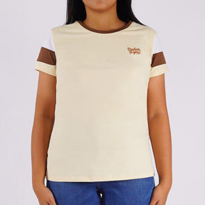 RRJ Ladies Basic Tees Regular Fitting 134683 (Beige)